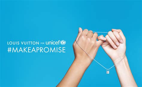 lv make a promise|Louis Vuitton for UNICEF .